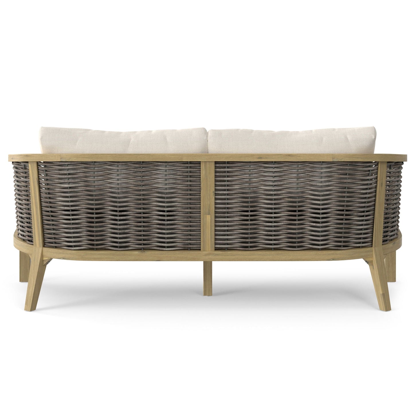 Parkside Natural Outdoor Sofa and Cushions