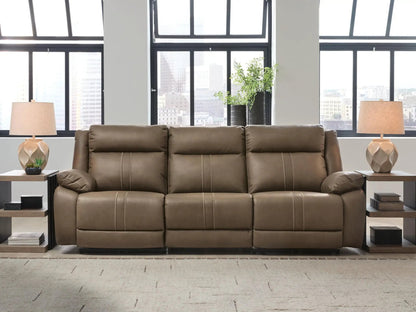 Max-Momentum Reclining Sectional by Unique Piece Furniture in brown leather on Tampa Home & Garden Store