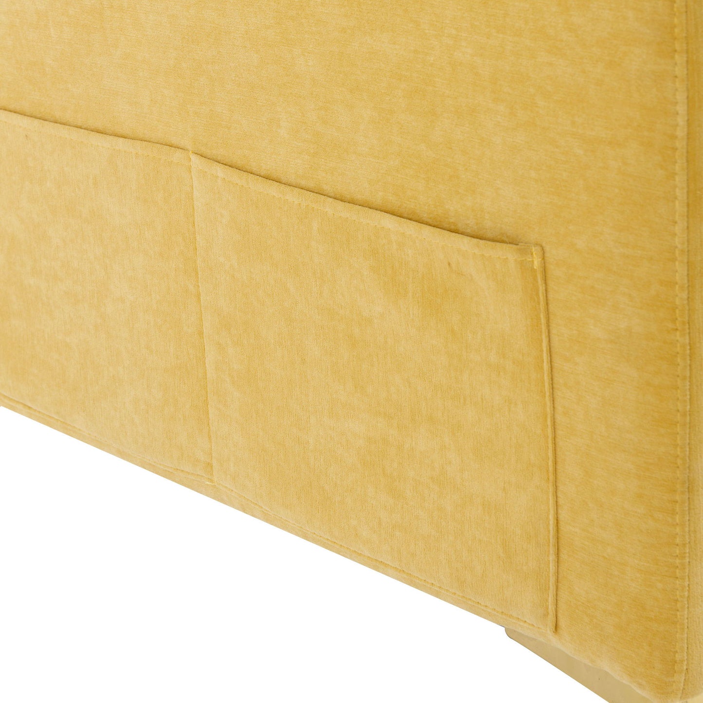 Modern Convertible Sectional Sofa and Ottoman