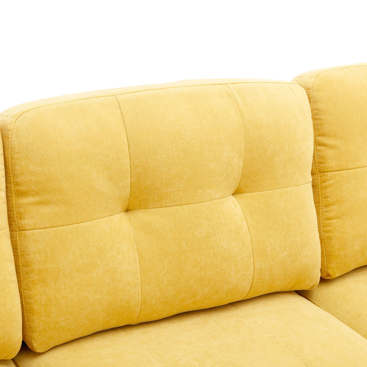 Modern Convertible Sectional Sofa and Ottoman