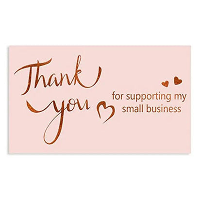 English Holiday Thank You Card for Do It Yourself