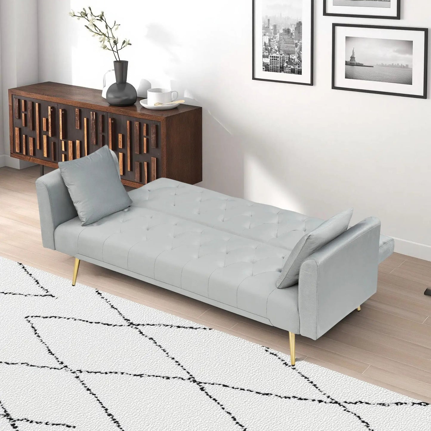 Convertible Double Folding Living Room Sofa Bed