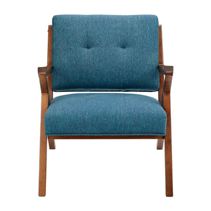 Lounge Chair Tufted Upholstery and Solid Frame