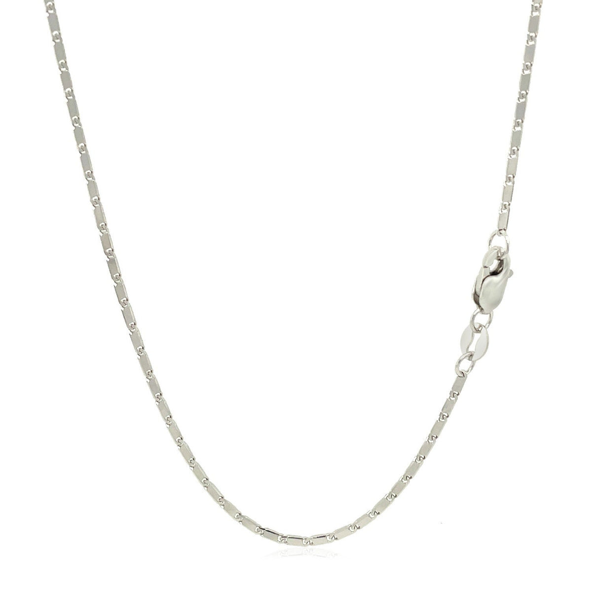 14k white gold Lumina pendant chain 1.0mm with lobster clasp on Tampa Home & Garden Store