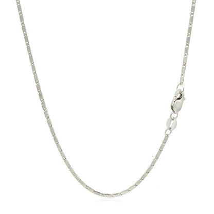 14k white gold Lumina pendant chain 1.0mm with lobster clasp on Tampa Home & Garden Store