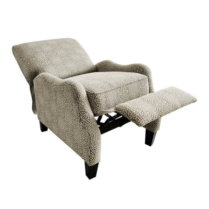 Hoffman Push Back Recliner Beige Multi Chair