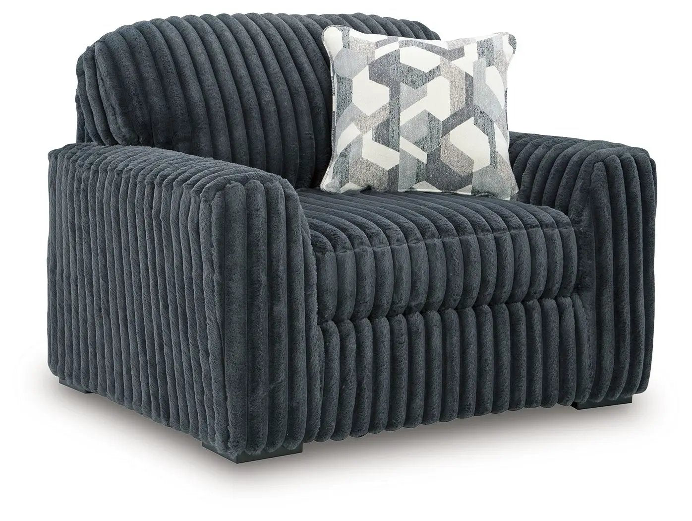 Midnight Madness Jumbo Corduroy Chair and a Half