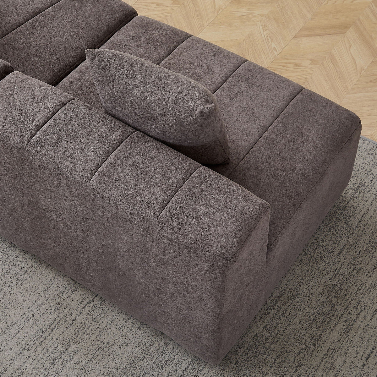 Symmetrical Modular Sofa And Piano Key Design