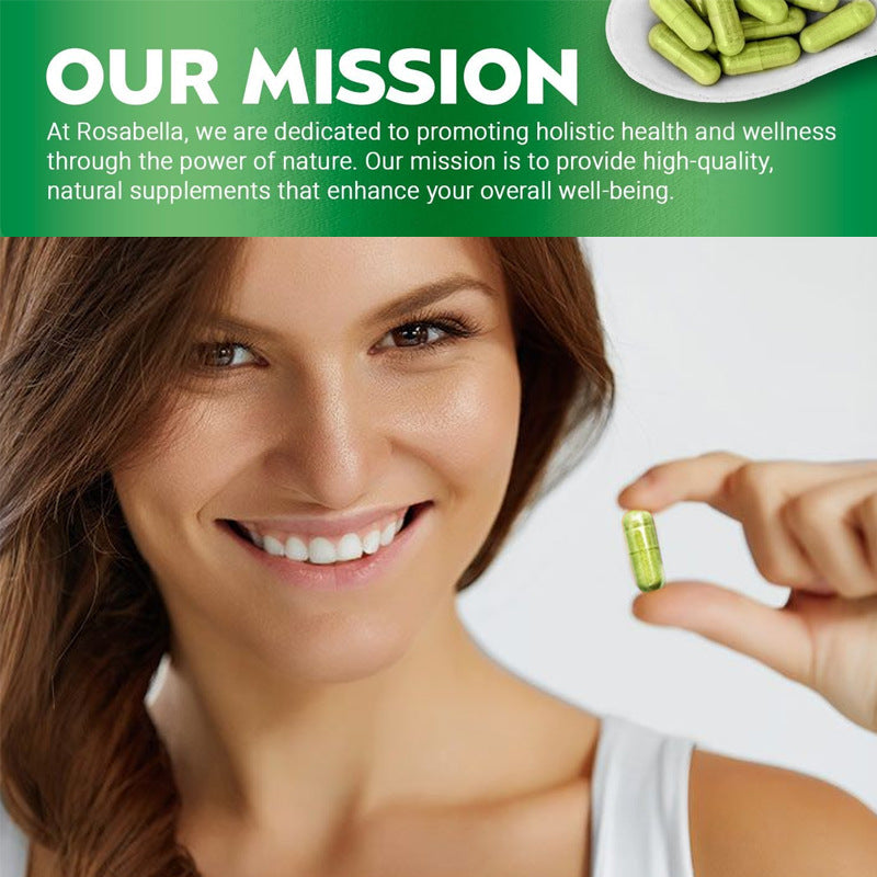 Perfecsy Moringa Leaf Capsules green capsule held by smiling woman on Tampa Home & Garden Store