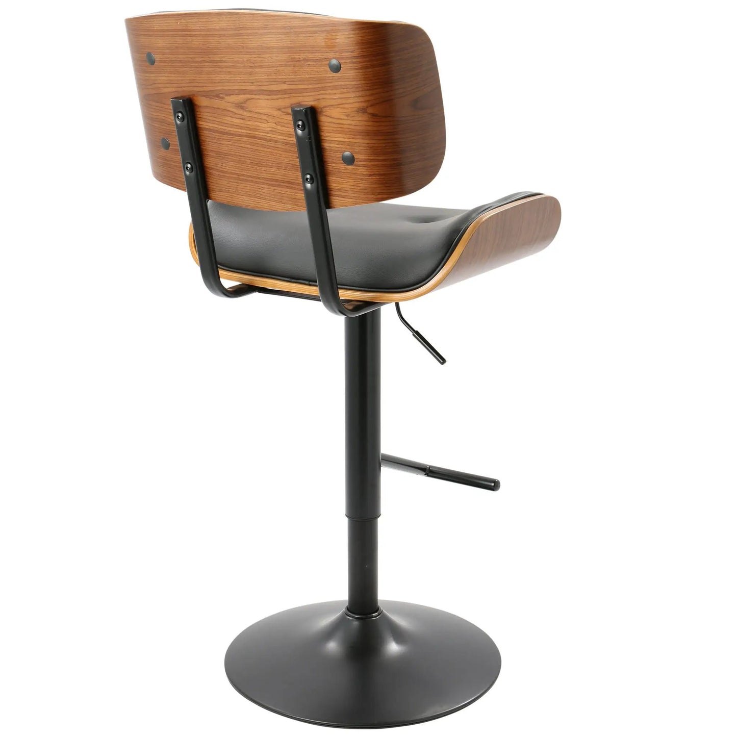 Lombardi Mid Century Modern Adjustable Bar Stool
