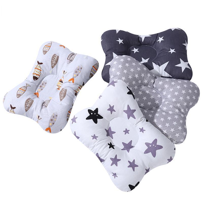 Nursing pillow set Stevvex with star and animal print cushions for baby head shaping on Tampa Home & Garden Store