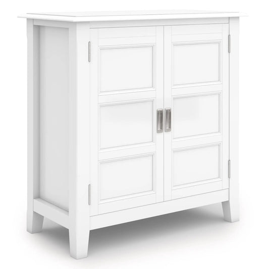 Burlington handcrafted low storage cabinet white finish, doors, metal hardware Unique Piece Furniture on Tampa Home & Garden Store