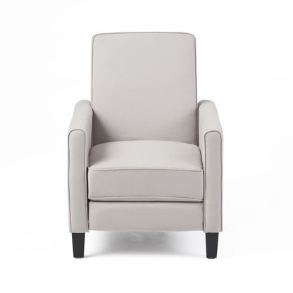 Upholstered Push Back Recliner Chair and Lounge