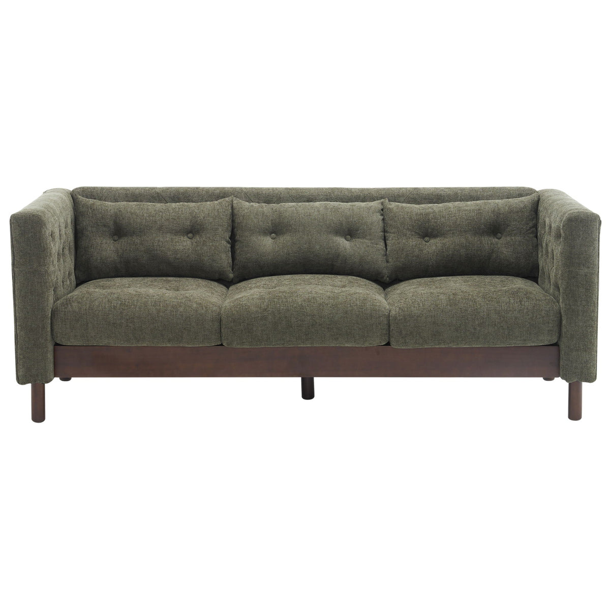 Luxurious Tufted Upholstered Living Room Sofa