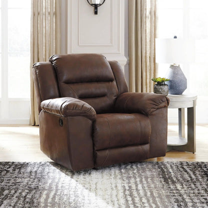 Stoneland Rocker Recliner brown leather by Unique Piece Furniture on Tampa Home & Garden Store