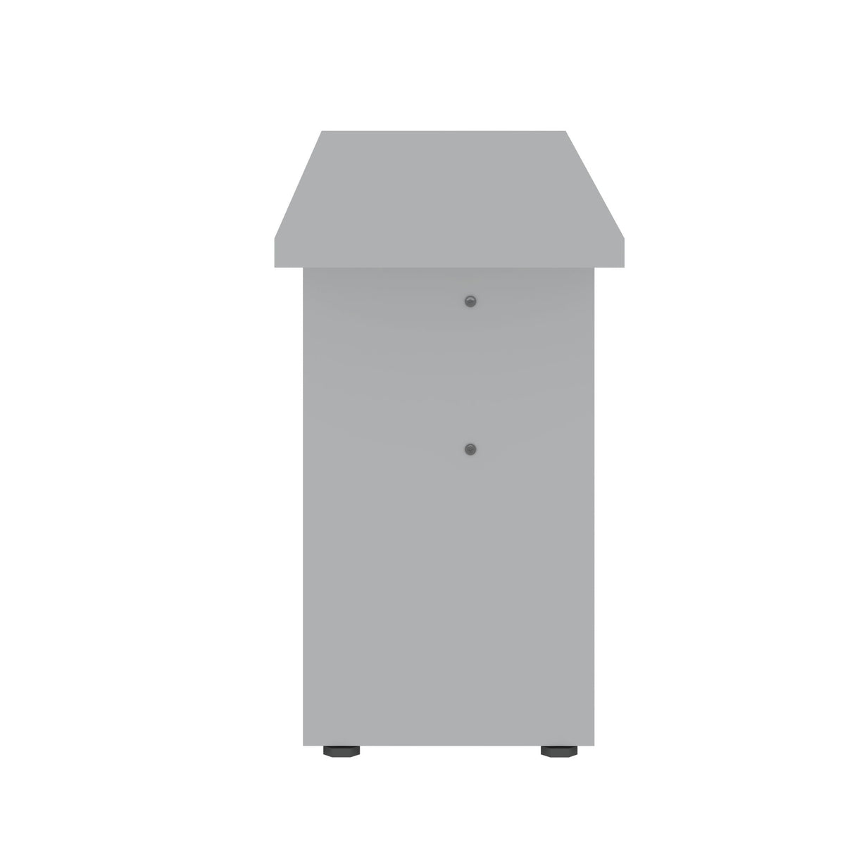 Nomad Dining Bench for 2 in grey wood finish on Tampa Home & Garden Store