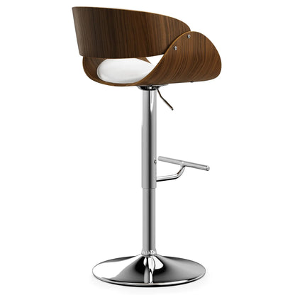Mid Century Modern Adjustable Swivel Bar Stool