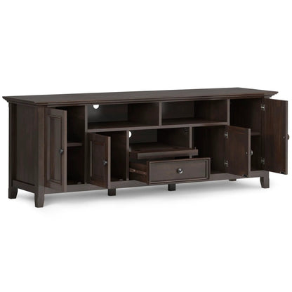 Amherst Wide TV Media Stand with Solid Wood