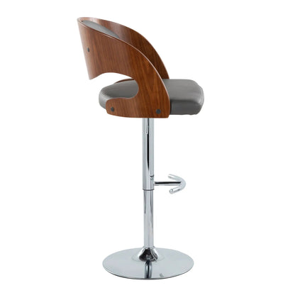 Pino Mid Century Modern Adjustable Bar Stool
