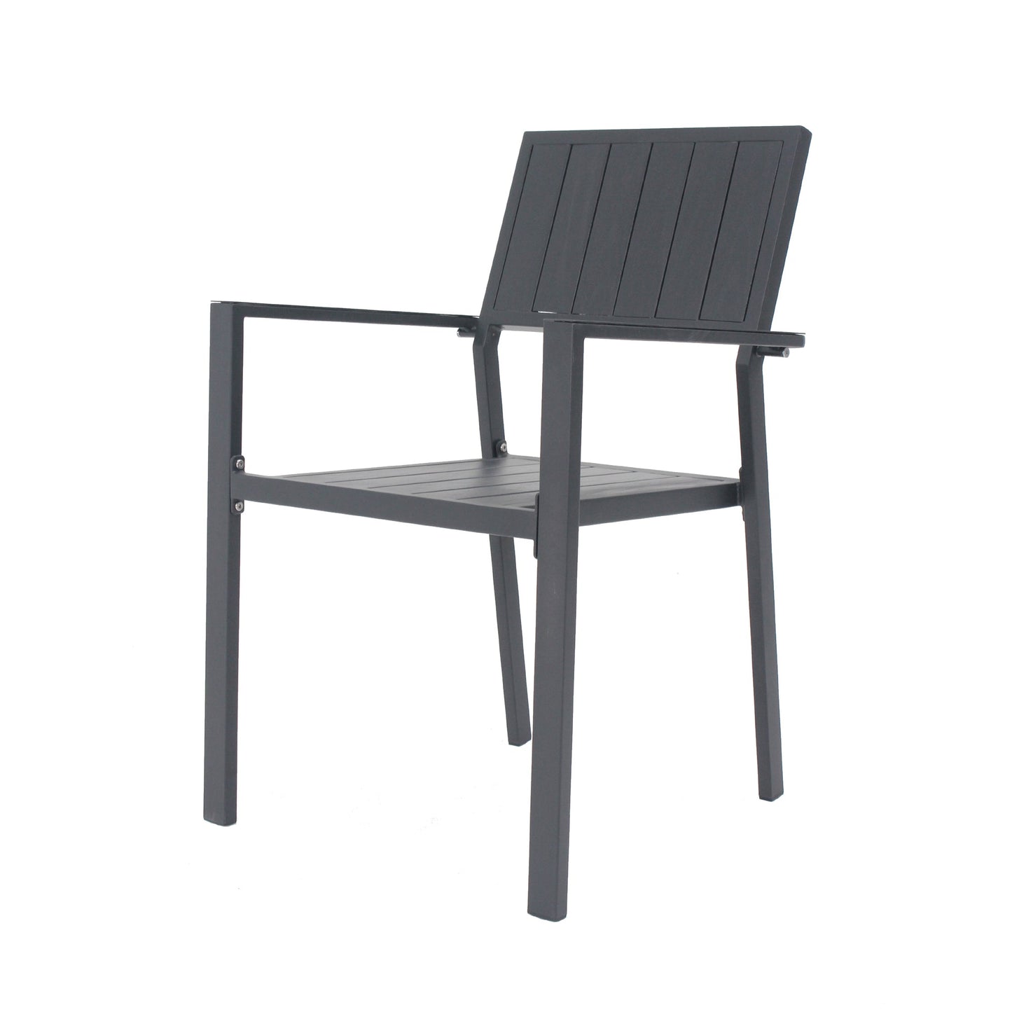 Modern Outdoor and Indoor Metal Chair Set of Two
