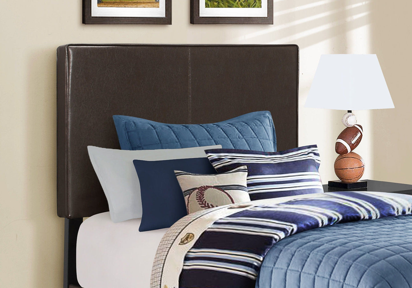 Modern Upholstered And Transitional Bed Frame