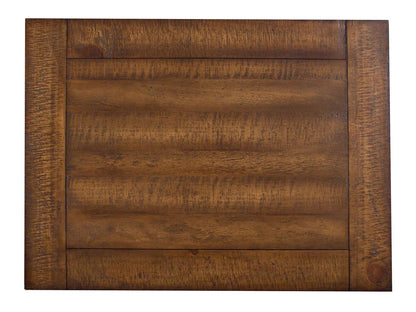 Bay Creek Rectangular Table in brown wood with plank detail Unique Piece Furniture on Tampa Home & Garden Store