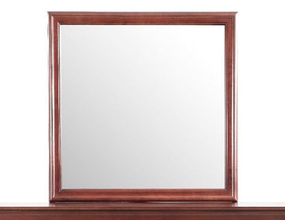 Traditional wall mirror with mahogany wood veneer frame, HouseOfZazla, Wall Mirrors on Tampa Home & Garden Store