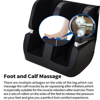 Zero Gravity Multifunction Massage Chair black leather upholstery HouseOfZazla foot massage on Tampa Home & Garden Store