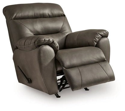 Elksworth Rocker Recliner brown leather by Unique Piece Furniture on Tampa Home & Garden Store
