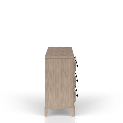 HouseOfZazla sand finish dresser from queen bedroom set with multiple drawers on Tampa Home & Garden Store