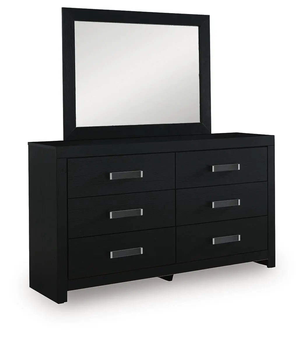 Maeling Six Drawer Dresser with Matte Finish