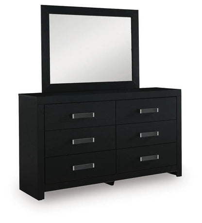 Maeling Six Drawer Dresser with Matte Finish