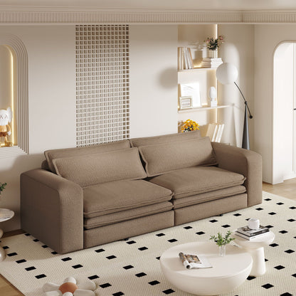 King Size Sofa Bed with Pillow and Chaise Lounge