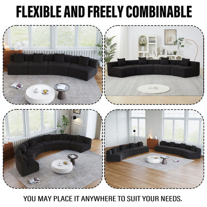 Symmetrical Modular Sofa And Piano Key Design