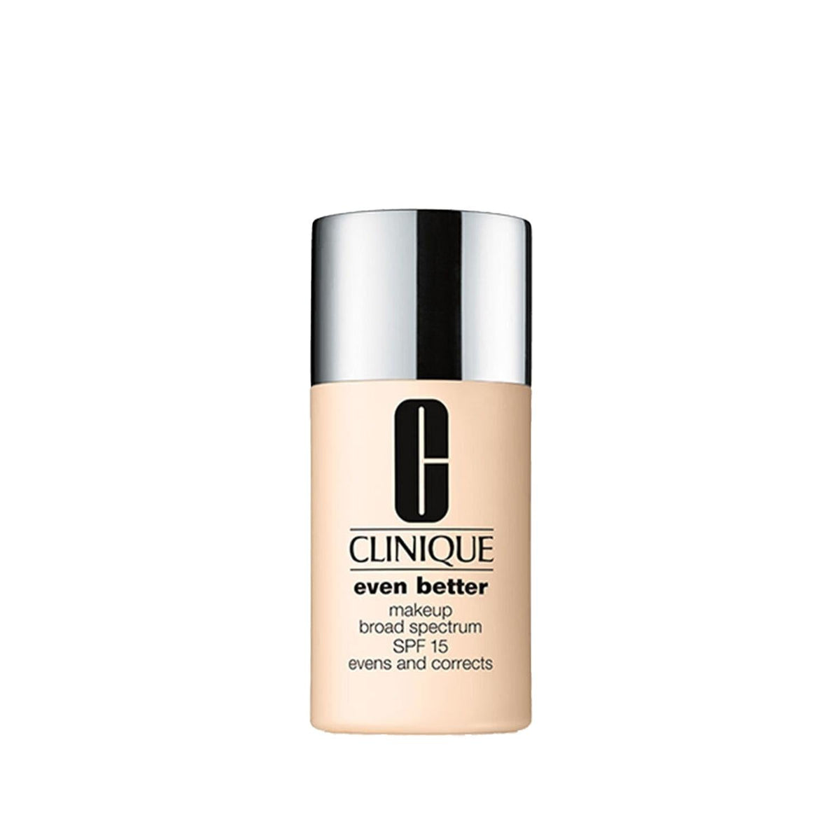 Clinique Even Better Foundation SPF15 Linen bottle with silver cap on Tampa Home & Garden Store