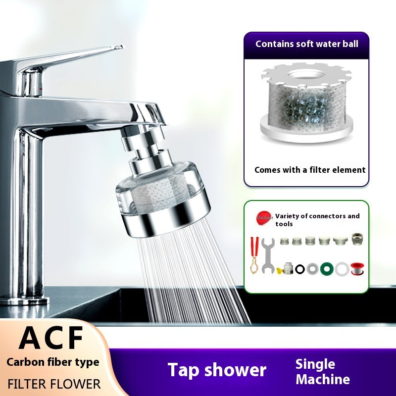 Faucet-mount water filter with soft water attachment and chrome tap extender by UpTrend Deals on Tampa Home & Garden Store