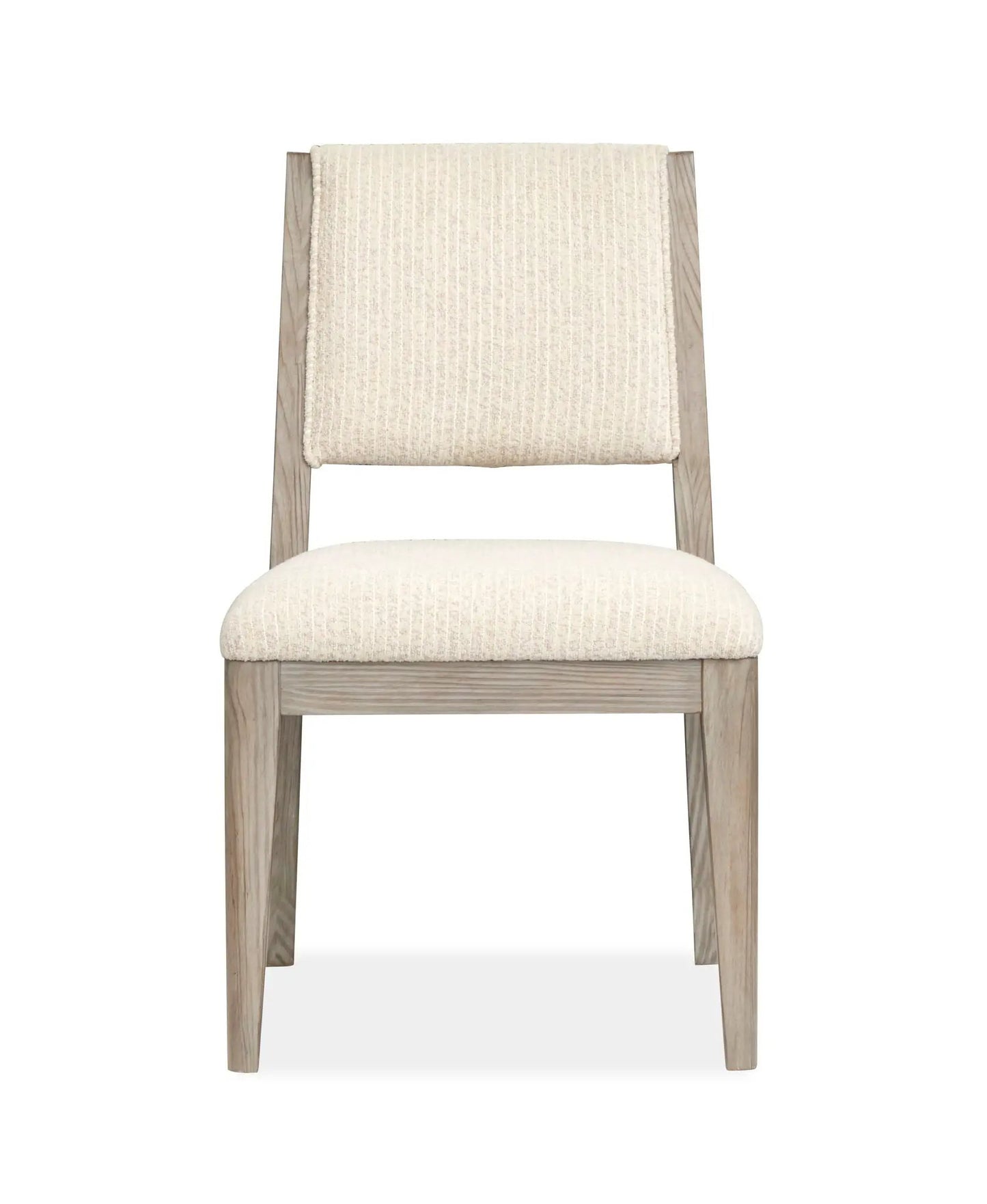 Braelyn upholstered side chair set of 2 beige fabric with wood frame by Unique Piece on Tampa Home & Garden Store
