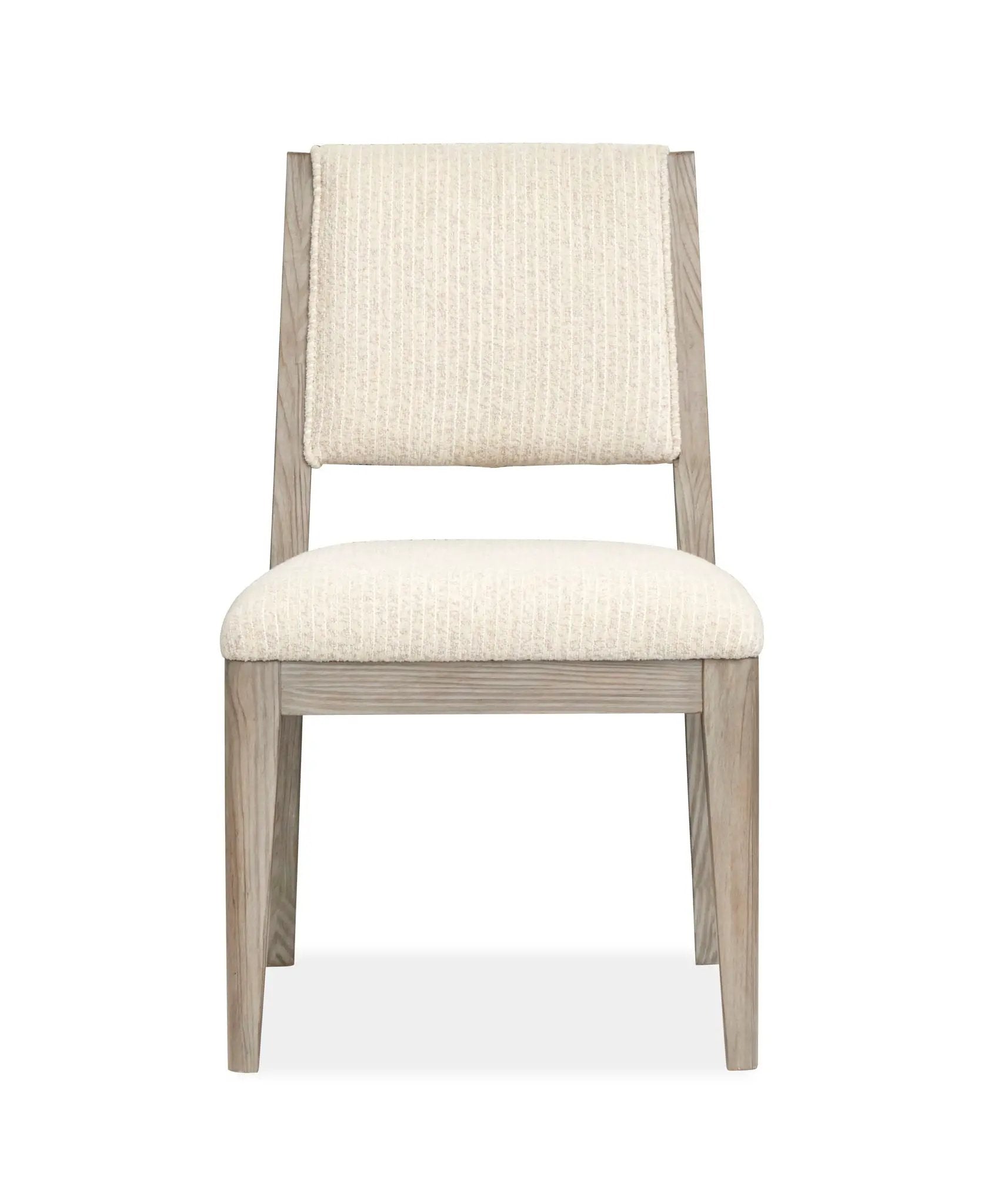 Braelyn upholstered side chair set of 2 beige fabric with wood frame by Unique Piece on Tampa Home & Garden Store