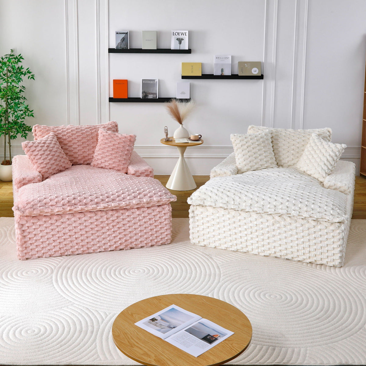 Harbor Luxury Sofa in Turtle Fleece Fabric