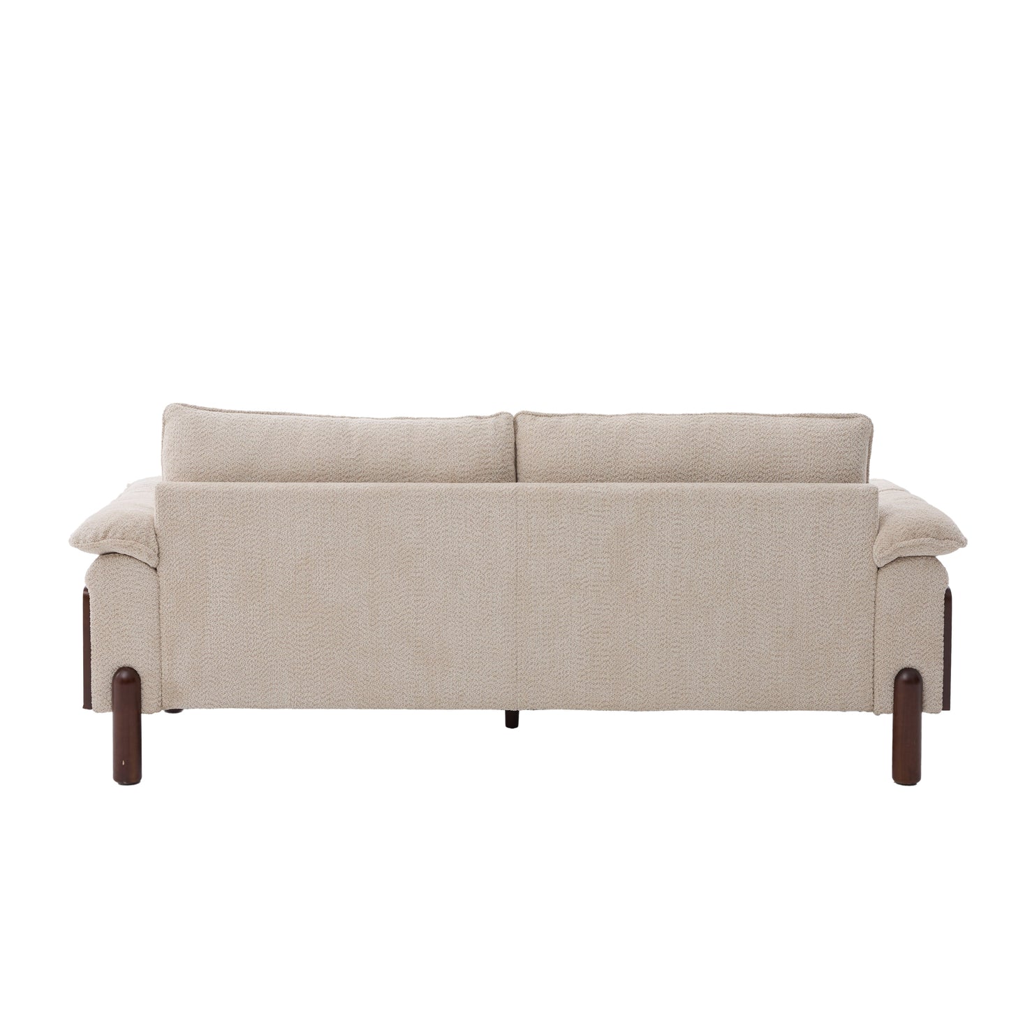 Modern Boucle Three Seater Upholstered Sofa
