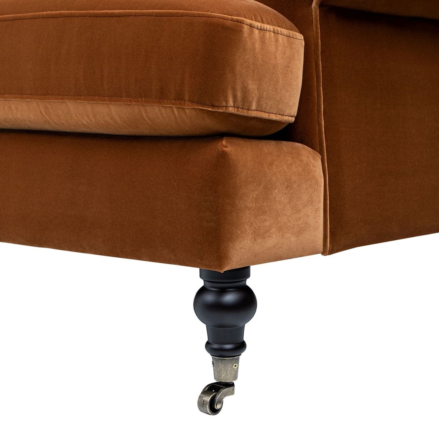 Modern Alana Lawson and Three Cushion Sofa