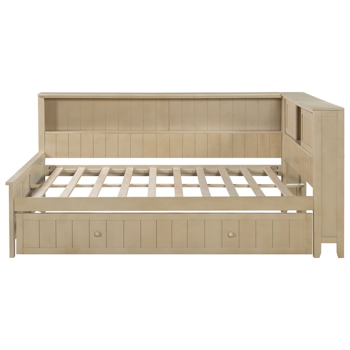 Full size daybed with storage drawers and trundle in ancient white by HouseOfZazla on Tampa Home & Garden Store