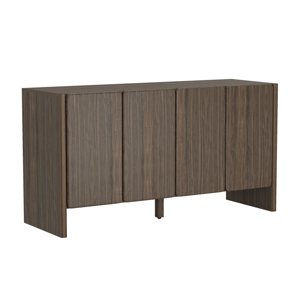 Linda Sideboard with adjustable shelves and soft-close doors in dark brown wood on Tampa Home & Garden Store