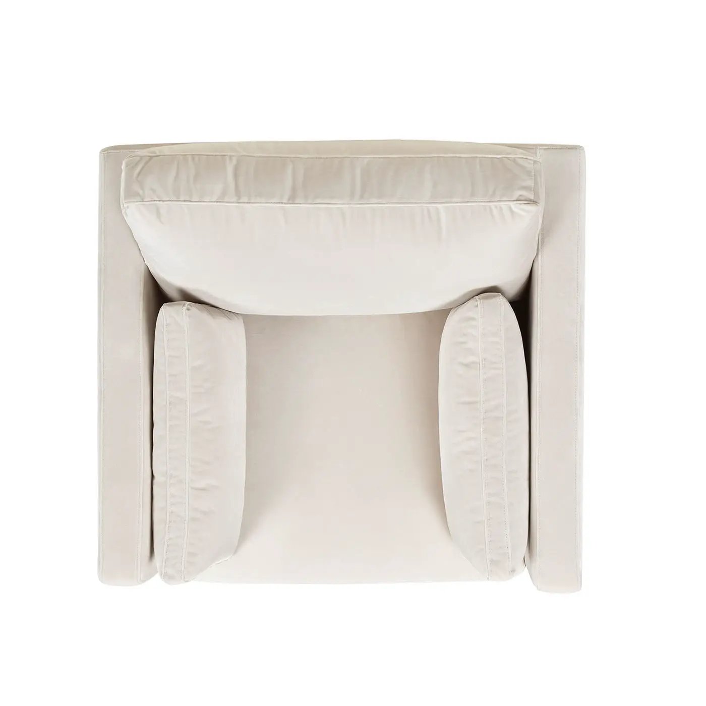 Knox Modern Farmhouse Arm Chair beige upholstery with cushioned arms on Tampa Home & Garden Store