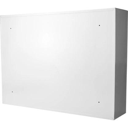 Adjustable Key Cabinet With Lock wall storage organizer in white metal with mounting holes on Tampa Home & Garden Store