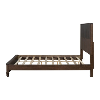 Solid Wood Platform Bed and the Tall Headboard