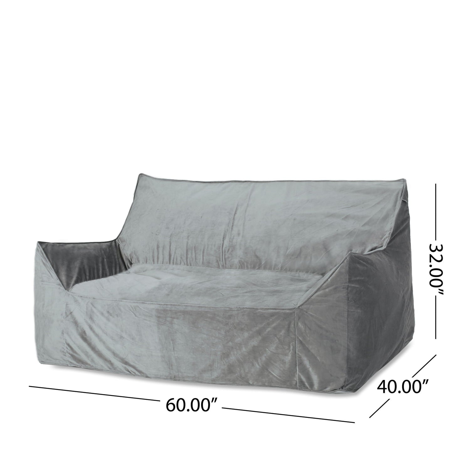 Fila Seater Bean Bag Chair with Armrests