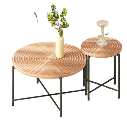 Coffee and End Table Set Waterproof Cover Brown