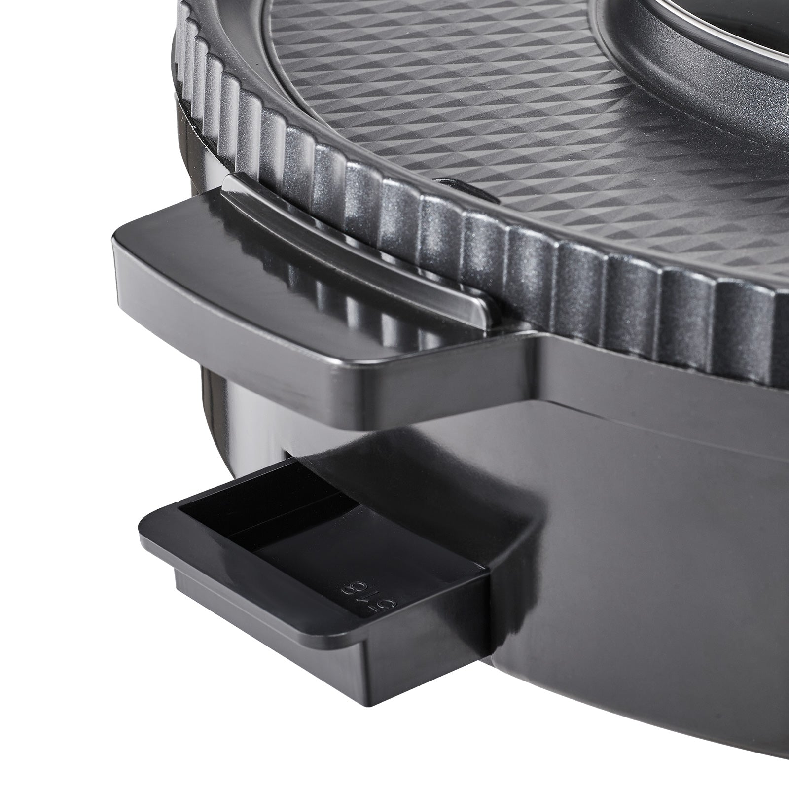 Hot Pot with Grill 1800W 2-in-1 smokeless grill black finish HouseOfZazla on Tampa Home & Garden Store