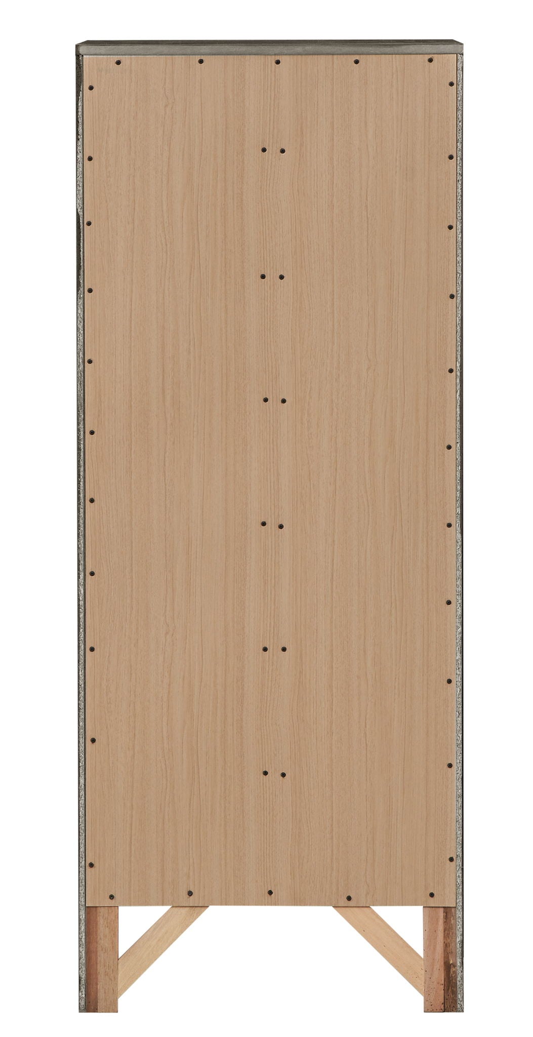 7-drawer lingerie chest natural wood finish with metal frame by HouseOfZazla, sleek storage on Tampa Home & Garden Store